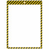 C-Line Safety Striped Shop Ticket Holders