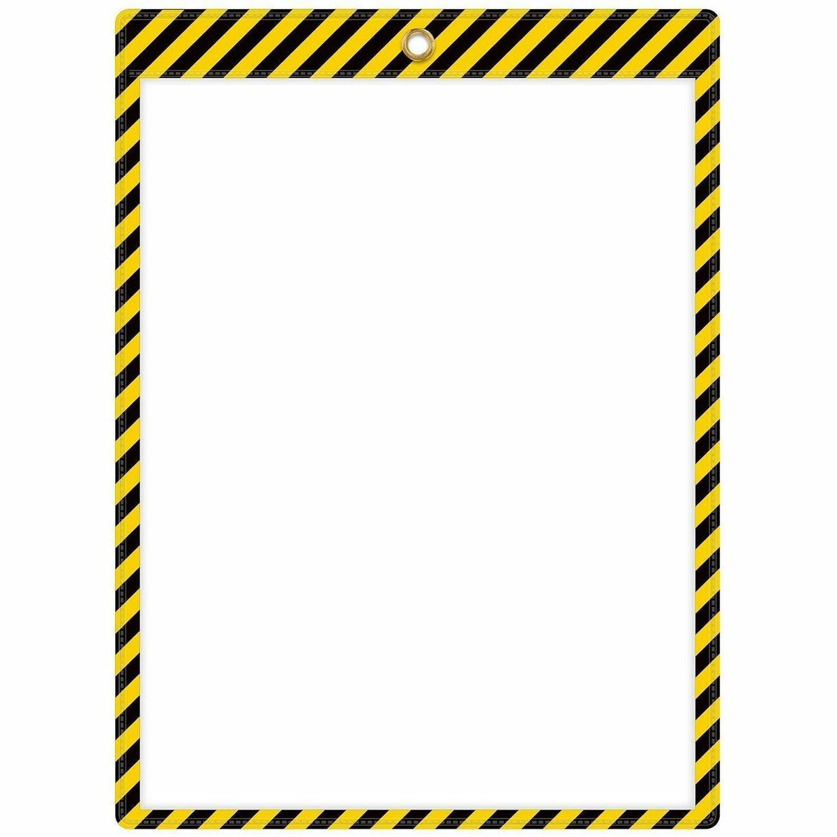 C-Line Safety Striped Shop Ticket Holders
