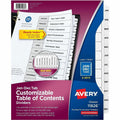 Avery Divider Ri Months Mc 6Pk
