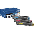 Brother Crtdg Lsr Tn221 C M&Y 3Pk