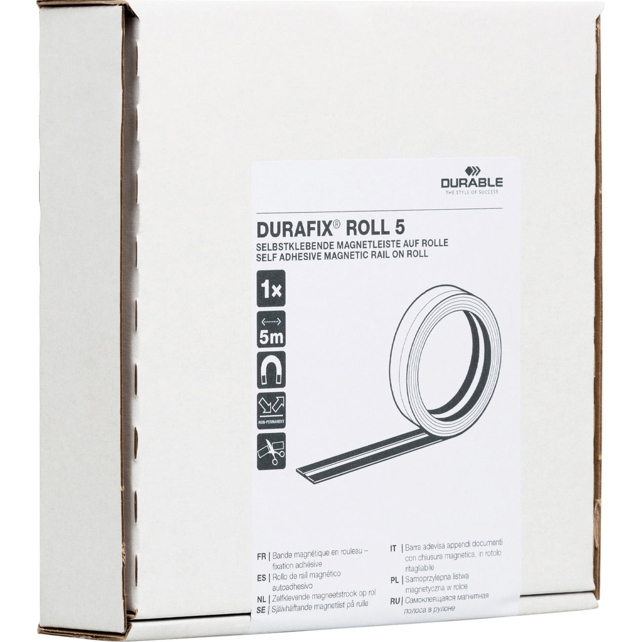 Durable Roll Magstrip Cuttosize Slv