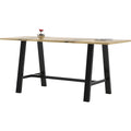 KFI Midtown Solid Wood Top Cafe Table