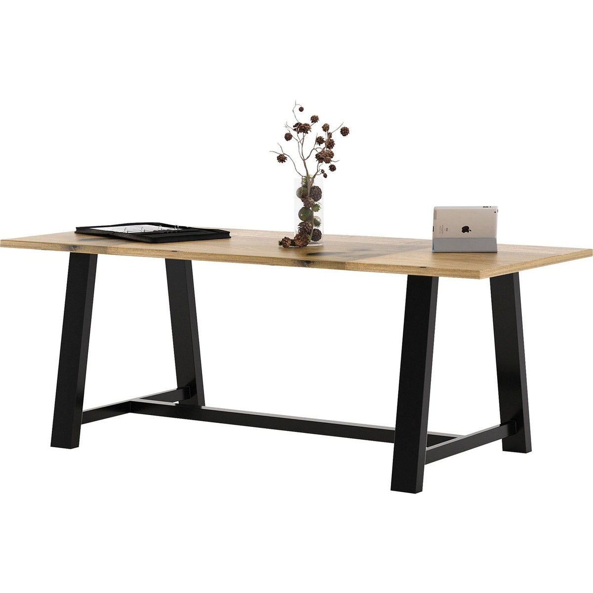 KFI 36x96" Solid Wood Top Midtown Table