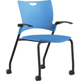 9 to 5 Seating Bella Fixed Arms Mobile Stack Chair