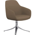 9 to 5 Seating Lilly Swivel Base Fabric Lounge Chair