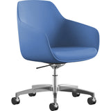 9 to 5 Seating Lilly 5-Star Base Fabric Lounge Chair