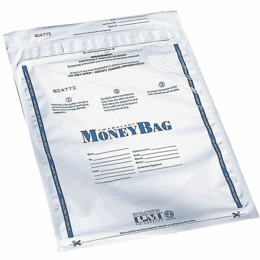 Bag Dep Plast 9X12 We/Gy