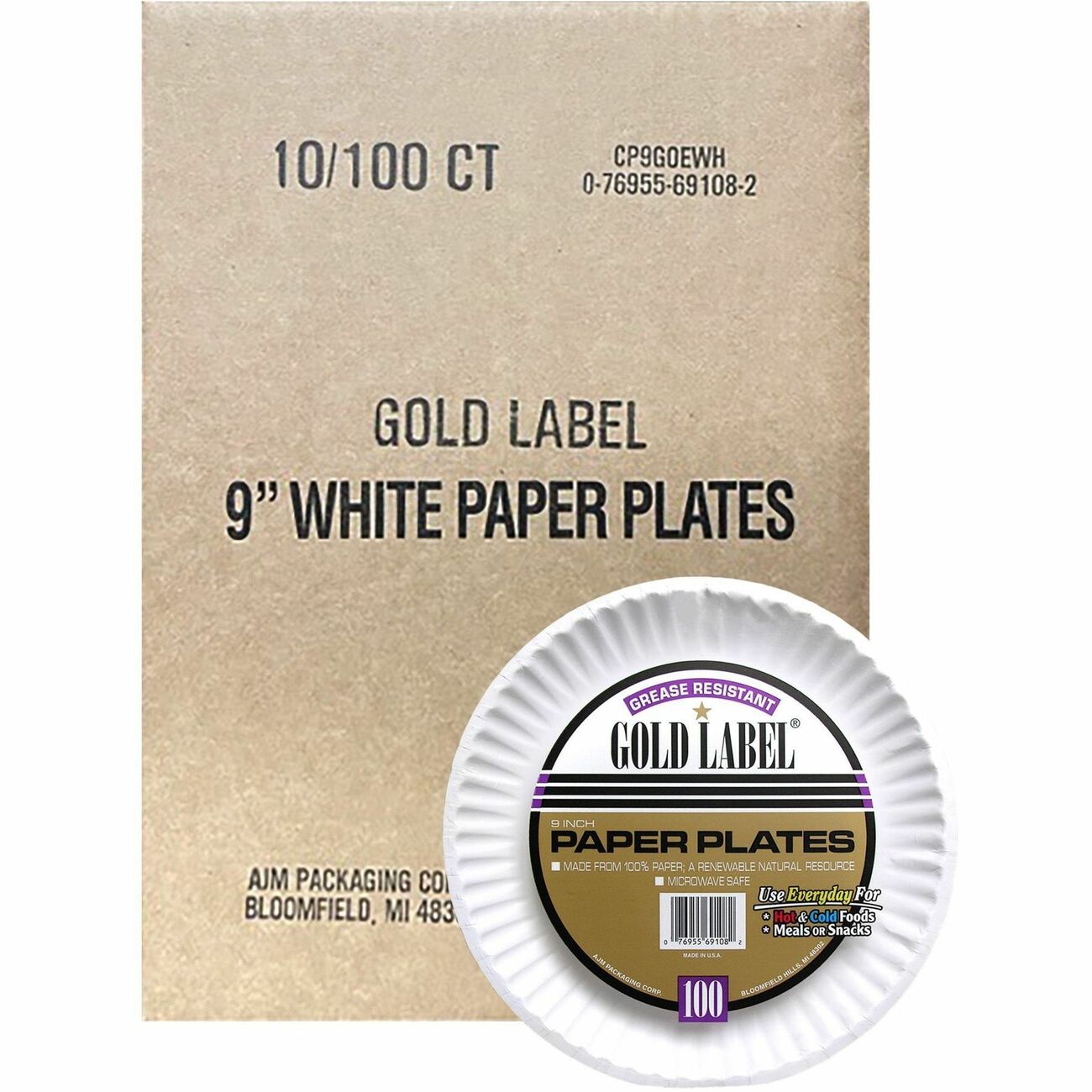 Plate Paper Coated 9' We