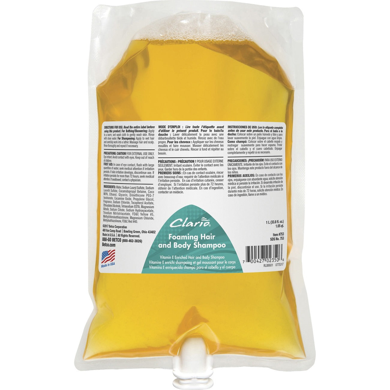 Shampoo Hair&Body Foaming