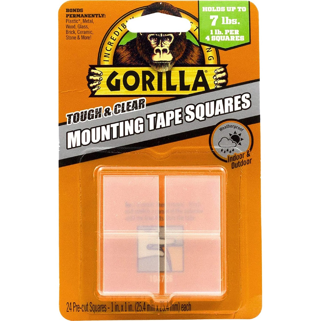 Tape Mount 1'X1' 24/Pk