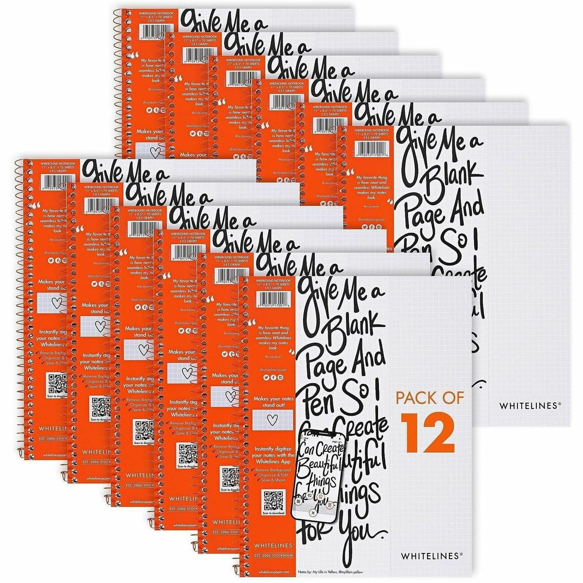Roaring Spring Wirebound Graph Notebook