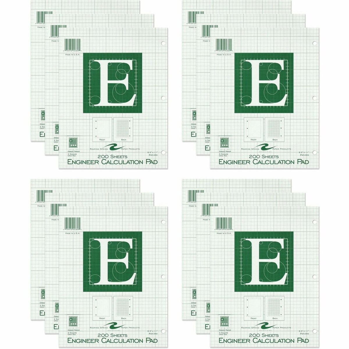 Roaring Spring 5x5 Grid Engineering Pad