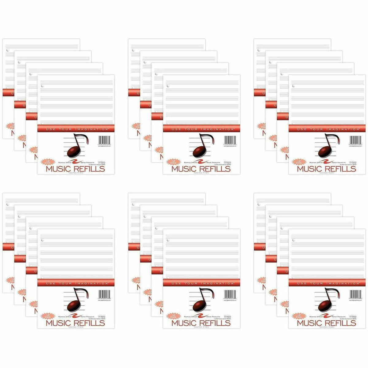 Roaring Spring Music Filler Paper