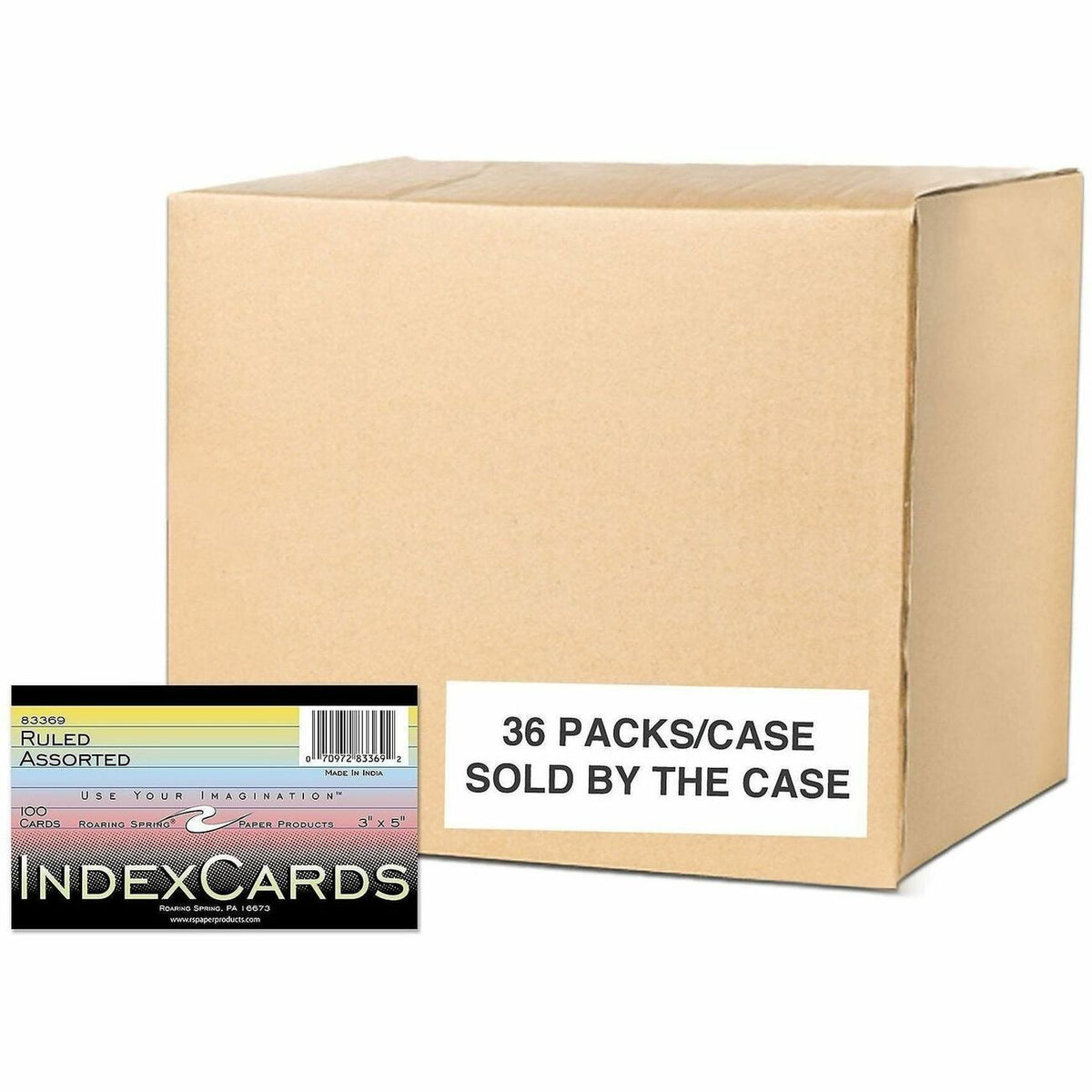 Roaring Spring Colored Index Cards