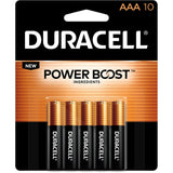Duracell Coppertop Alkaline AAA Battery 10-Packs