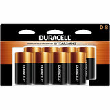 Duracell Coppertop Alkaline D Battery 8-Packs