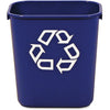 Rubbermaid Commercial 13 QT Standard Deskside Recycling Wastebaskets