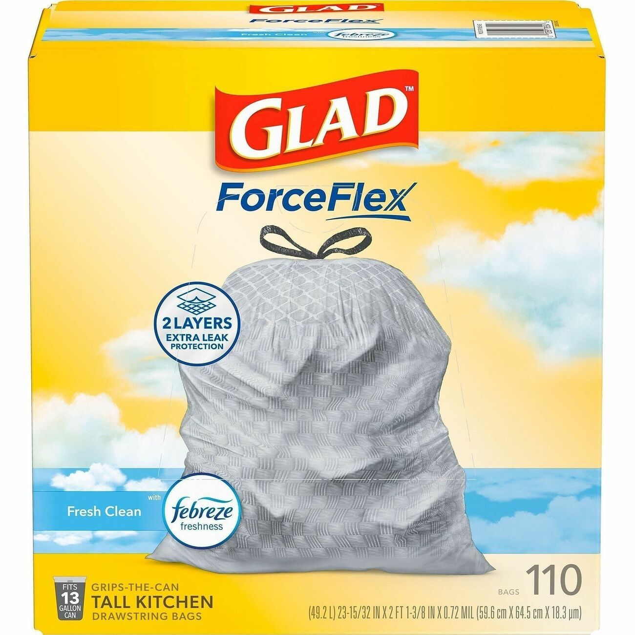 Clorox Bag Kitc Frshodrs 13Gl 110