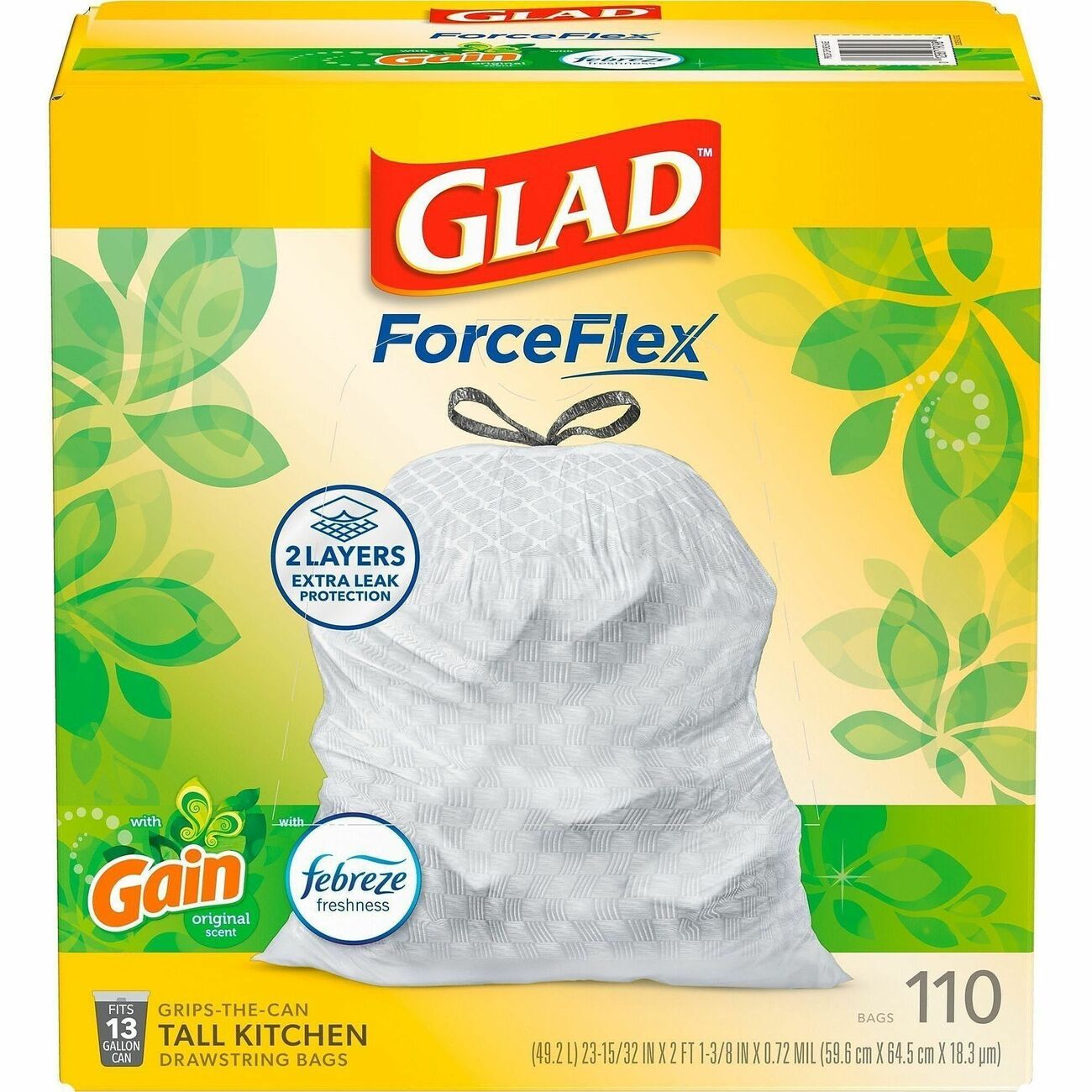 Clorox Bag Kitc Gainodrs 13Gl 110