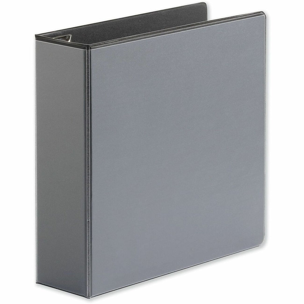 Universal Deluxe Easy-to-Open D-Ring View Binder, 3 Rings, 3" Capacity, 11 x 8.5, Black