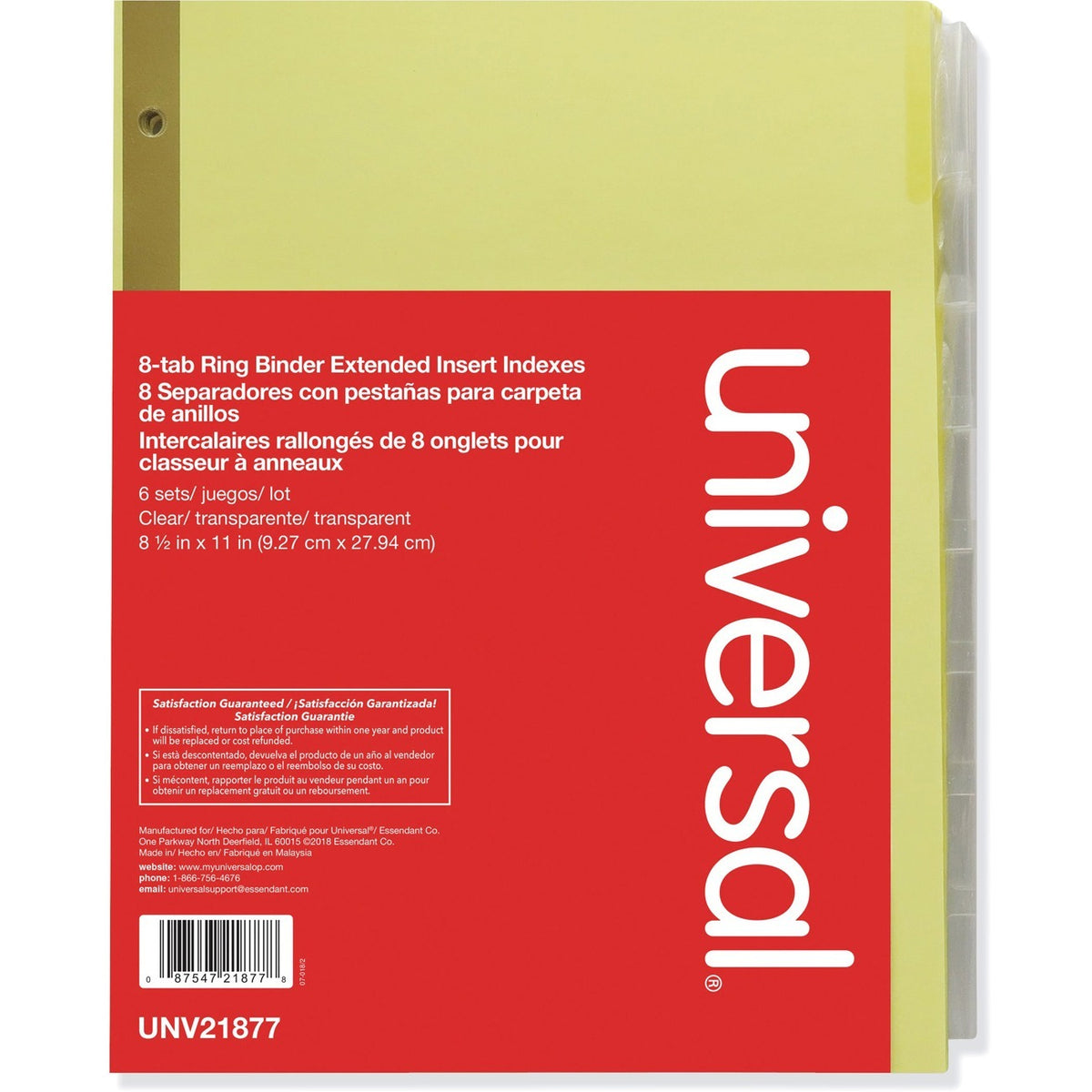 Universal Index Divider