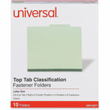 Universal 2/5 Tab Cut Letter Recycled Classification Folder