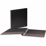 Universal Slant D-Ring View Binder, 3 Rings, 0.5" Capacity, 11 x 8.5, Black