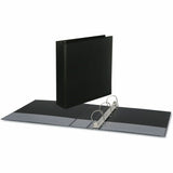 Universal Slant D-Ring View Binder, 3 Rings, 2" Capacity, 11 x 8.5, Black