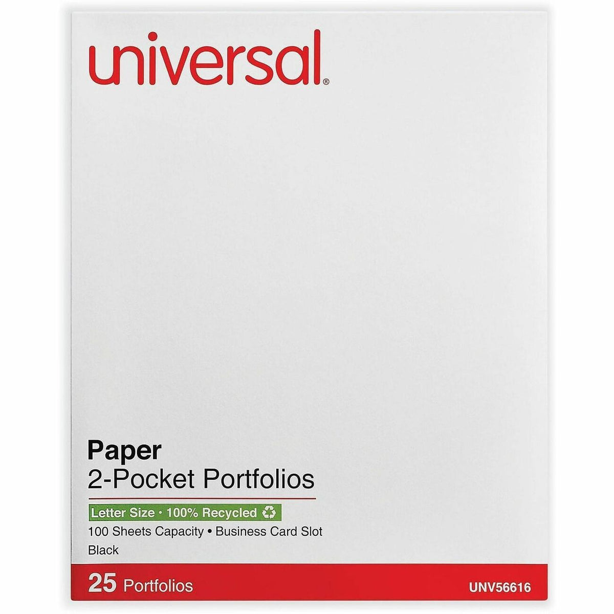 Universal Recycled Pocket Folder
