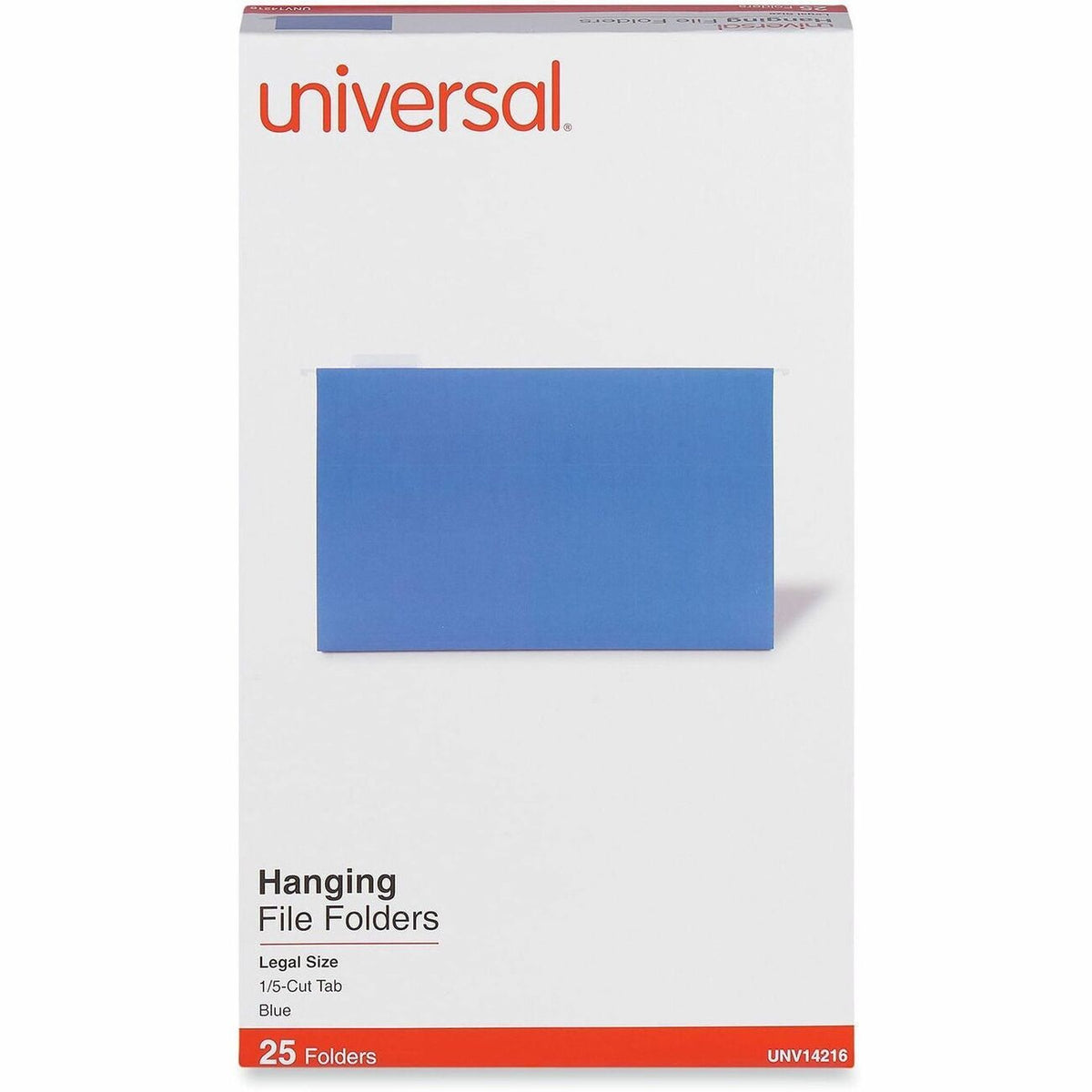 Universal 1/5 Tab Cut Legal Recycled Hanging Folder
