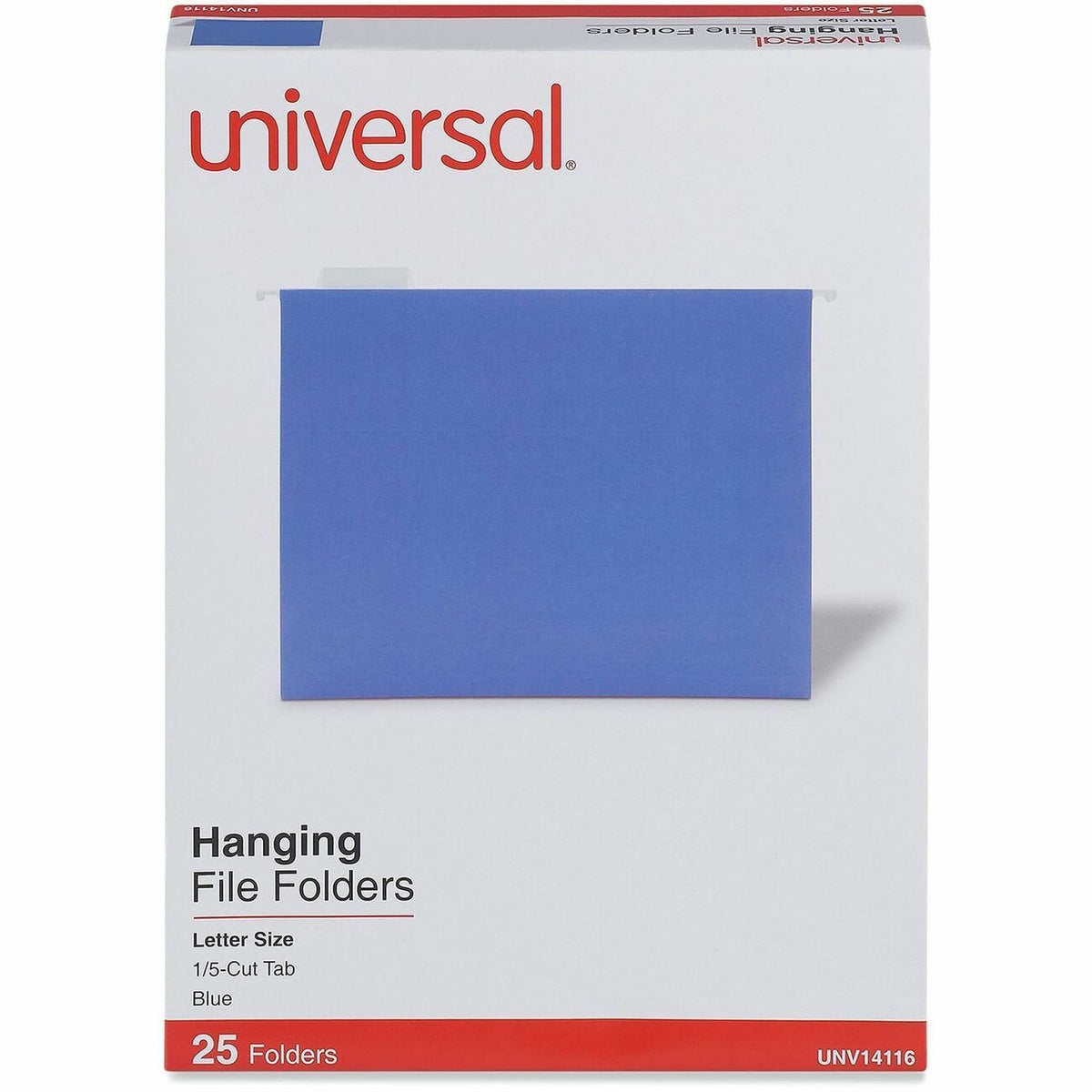 Universal 1/5 Tab Cut Letter Recycled Hanging Folder