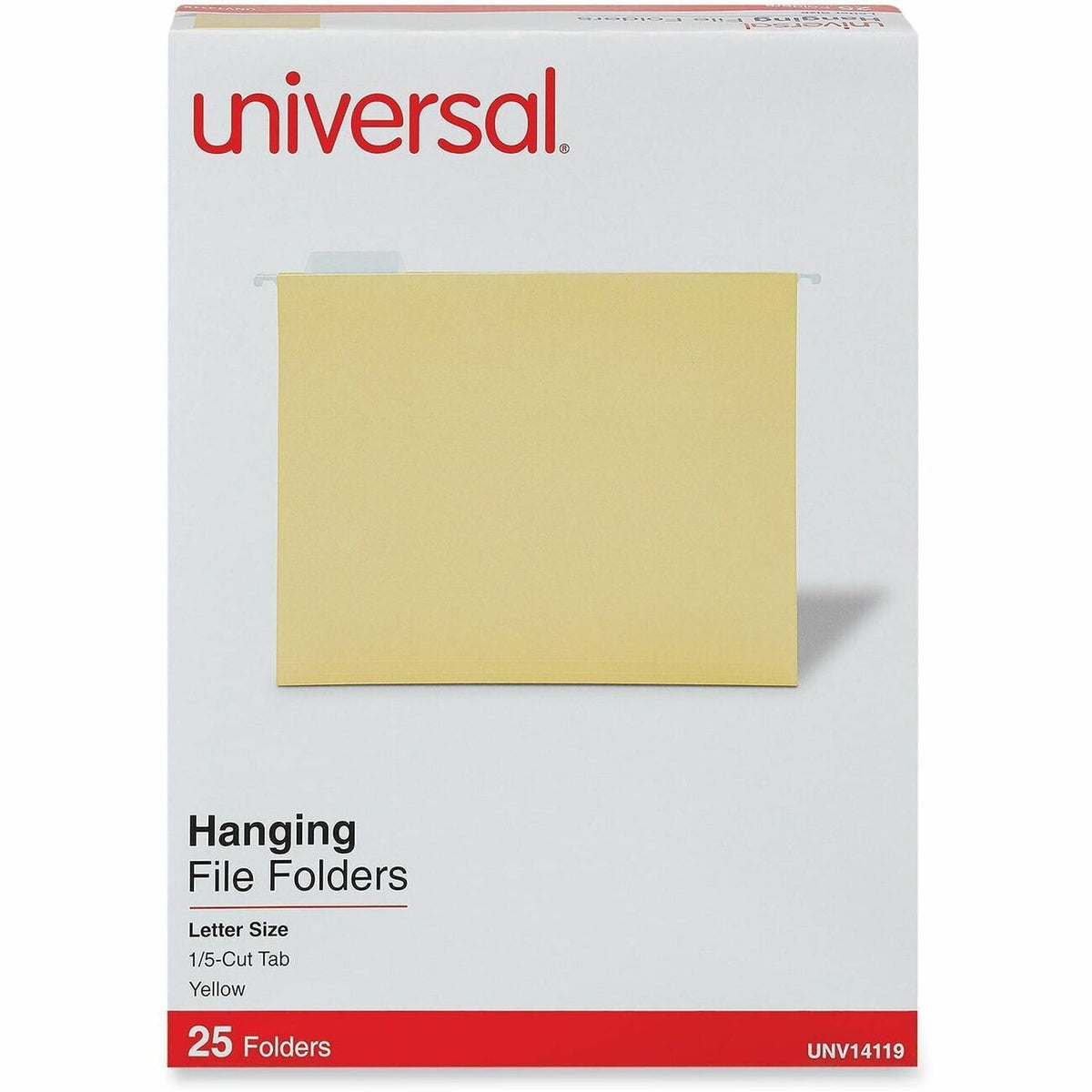 Universal 1/5 Tab Cut Letter Recycled Hanging Folder
