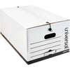 Universal Economical Easy Assembly Storage Files, Legal Files, White, 12/Carton