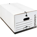 Universal Economical Easy Assembly Storage Files, Legal Files, White, 12/Carton