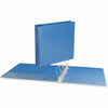 Universal Slant D-Ring View Binder, 3 Rings, 2" Capacity, 11 x 8.5, Light Blue