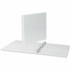 Universal Slant D-Ring View Binder, 3 Rings, 1" Capacity, 11 x 8.5, White