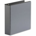 Universal Deluxe Easy-to-Open D-Ring View Binder, 3 Rings, 2" Capacity, 11 x 8.5, Black