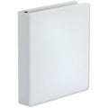 Universal Deluxe Easy-to-Open D-Ring View Binder, 3 Rings, 1.5" Capacity, 11 x 8.5, White