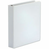 Universal Deluxe Easy-to-Open D-Ring View Binder, 3 Rings, 1.5" Capacity, 11 x 8.5, White