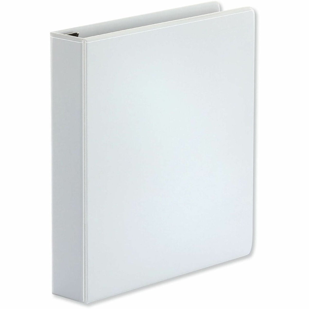 Universal Deluxe Easy-to-Open D-Ring View Binder, 3 Rings, 1.5" Capacity, 11 x 8.5, White