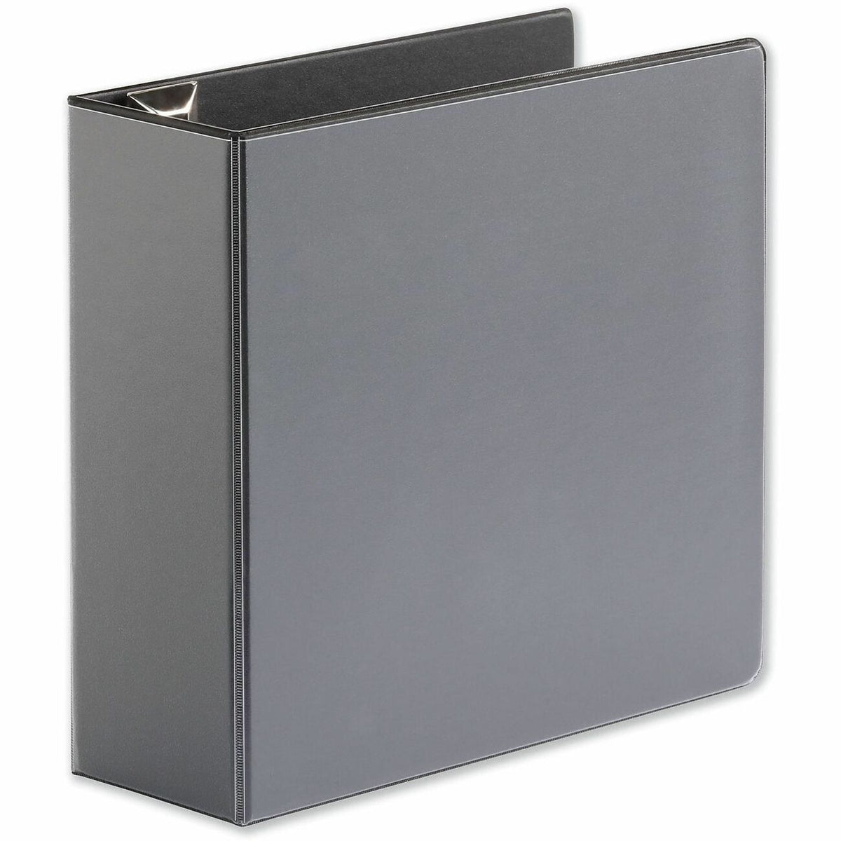 Universal Deluxe Easy-to-Open D-Ring View Binder, 3 Rings, 4" Capacity, 11 x 8.5, Black
