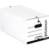 Universal Deluxe Quick Set-up String-and-Button Boxes, Legal Files, White, 12/Carton