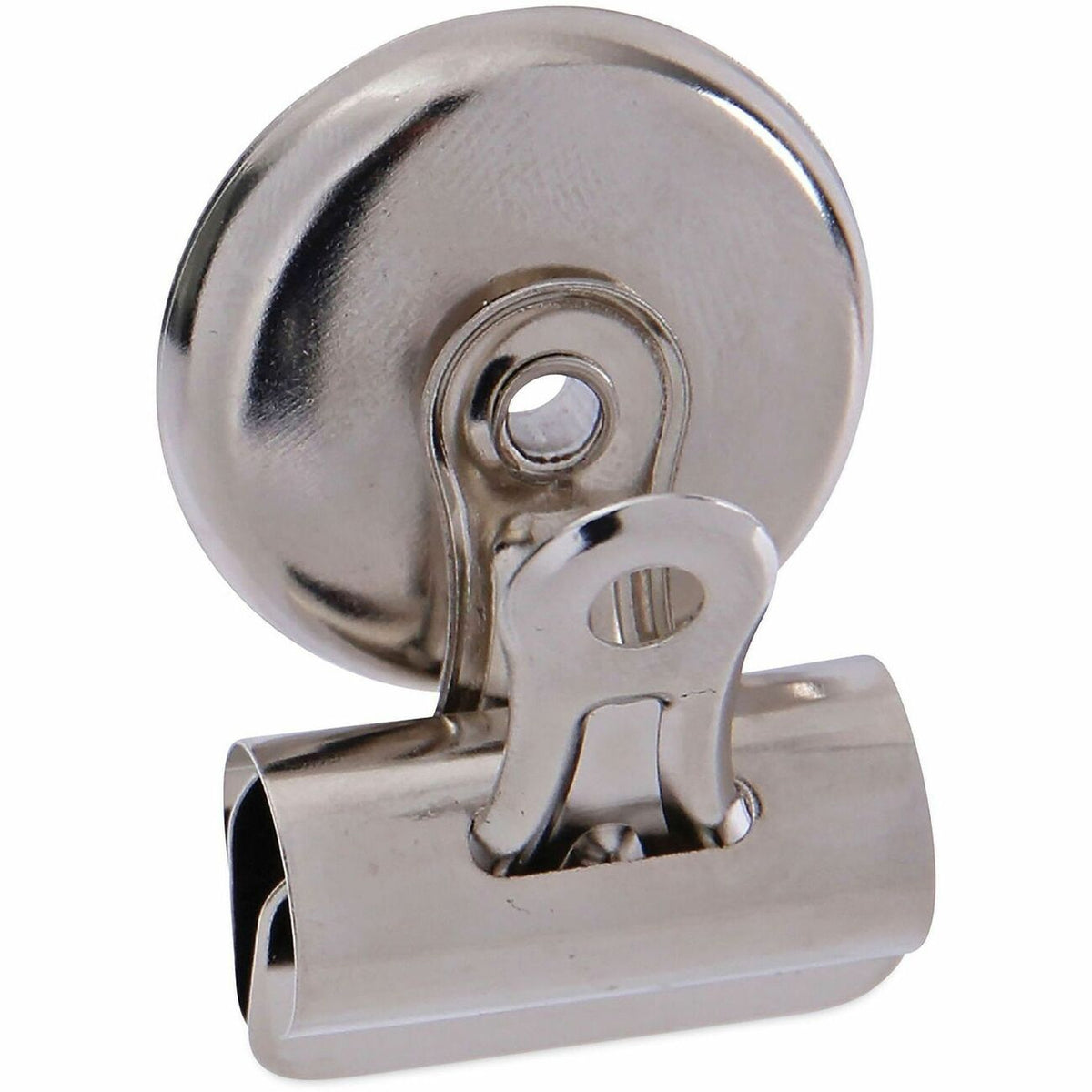 Universal Bulldog Magnetic Clips, Small, Nickel, 18/Pack