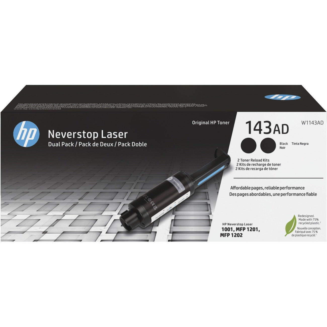 HP Crtdg Lsr Hp 143A -Dual Pk