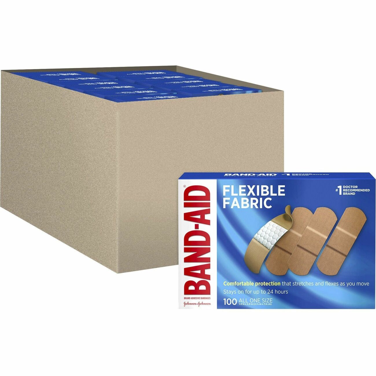 Band-Aid Flexible 1 inch 100 Count