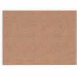 U Brands Frameless Cork Canvas Bulletin Board