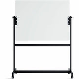 U Brands Magnetic Glass Dry-Erase Board Rolling Easel