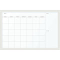 U Brands Farmhouse Magnetic Dry-Erase Monthly Calendar Board