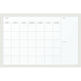 U Brands Farmhouse Magnetic Dry-Erase Monthly Calendar Board