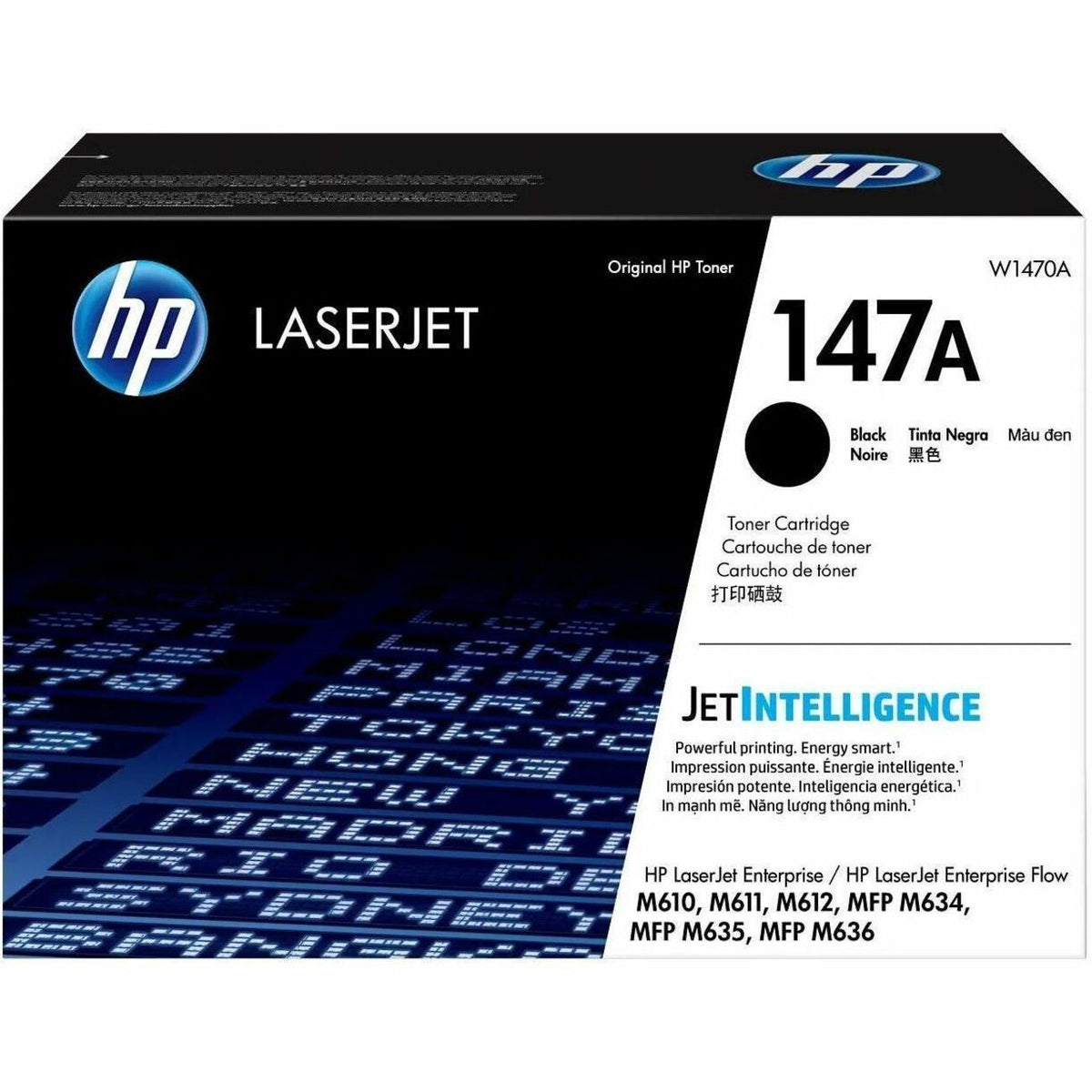 HP Crtdg Lsr Hp 147A Bk